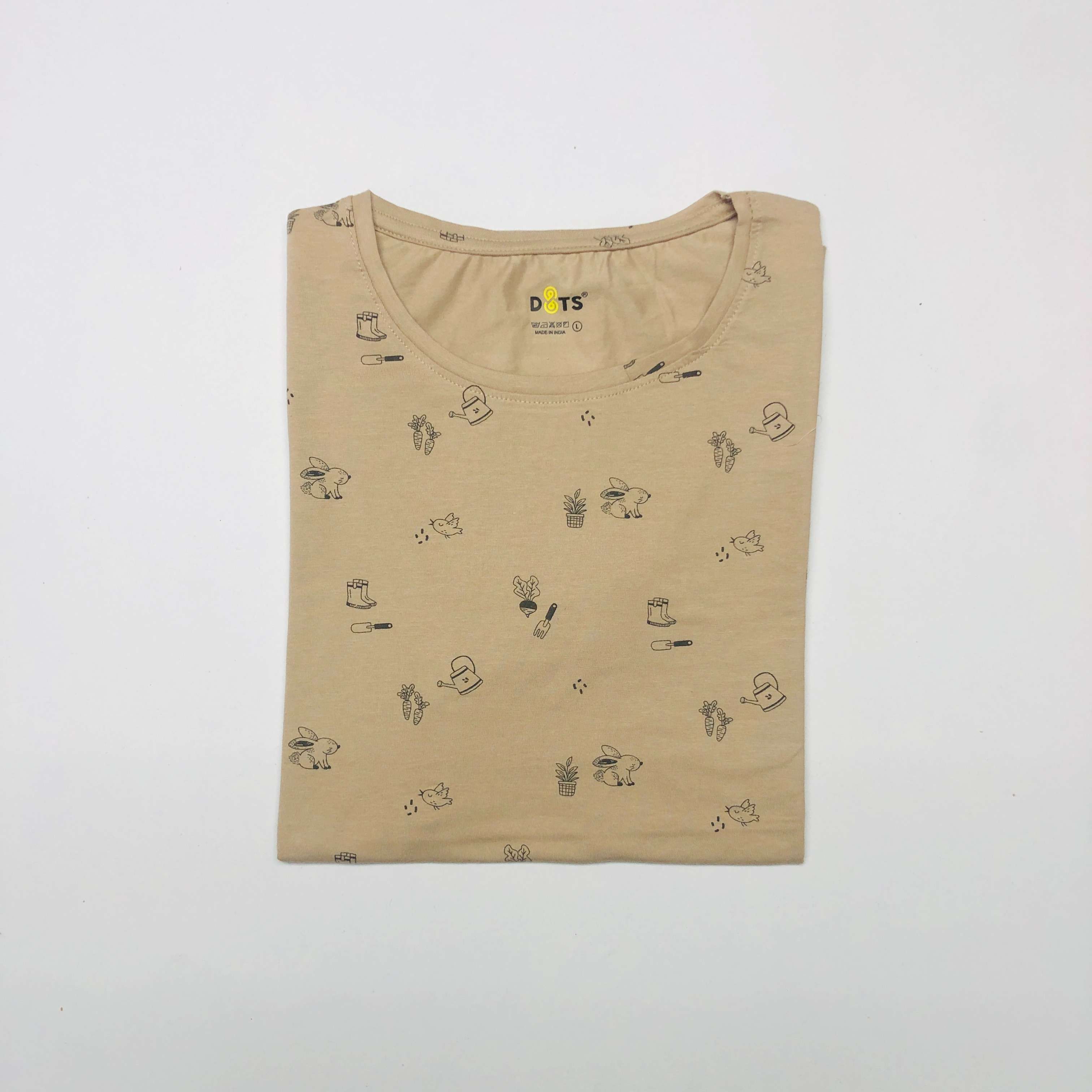 Dots Ladies Printed T-Shirt