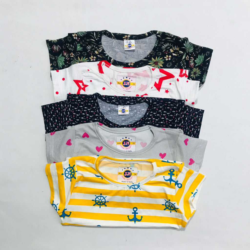 Printed Top Combo Pack of 5