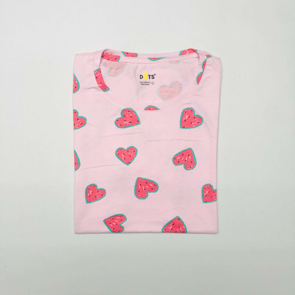 Dots Ladies Printed T-Shirt