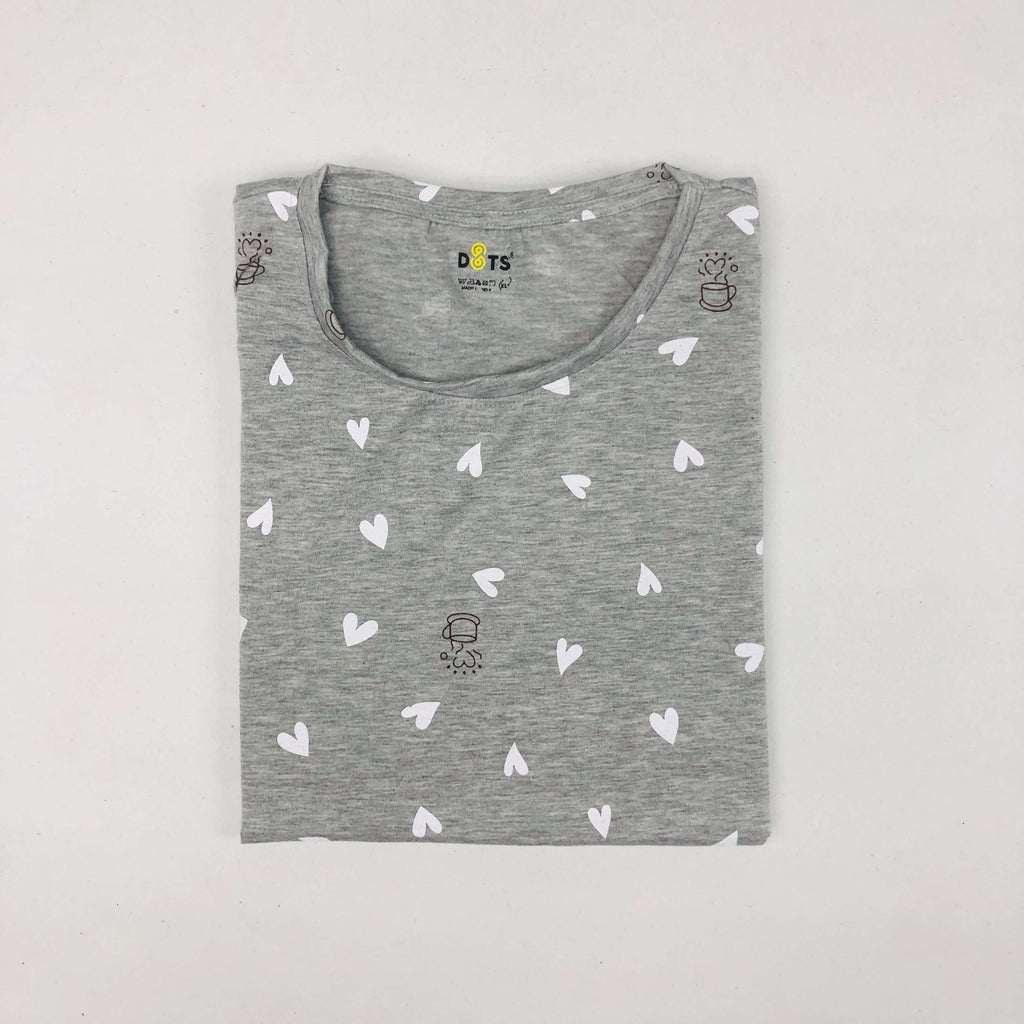 Dots Ladies Printed T-Shirt