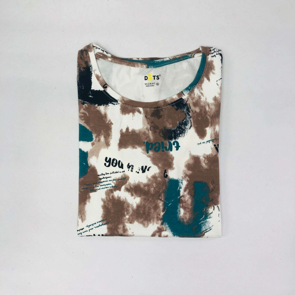 Dots Ladies Printed T-Shirt