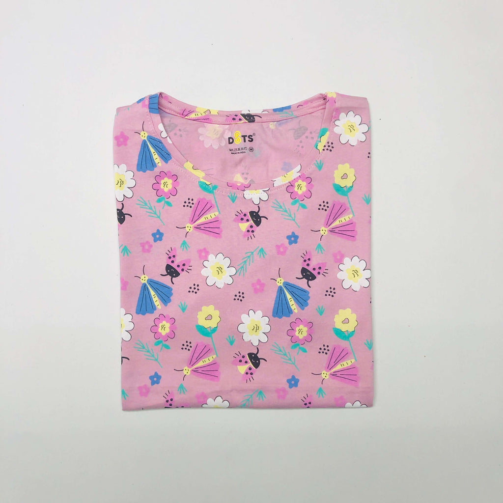 Dots Ladies Printed T-Shirt