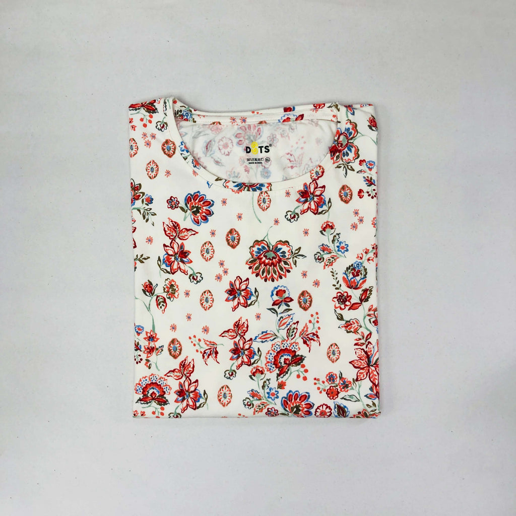 Dots Ladies Printed T-Shirt