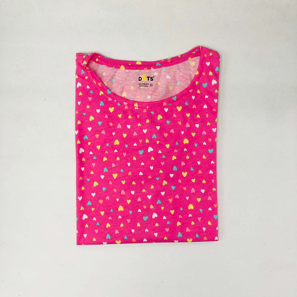 Dots Ladies Printed T-Shirt
