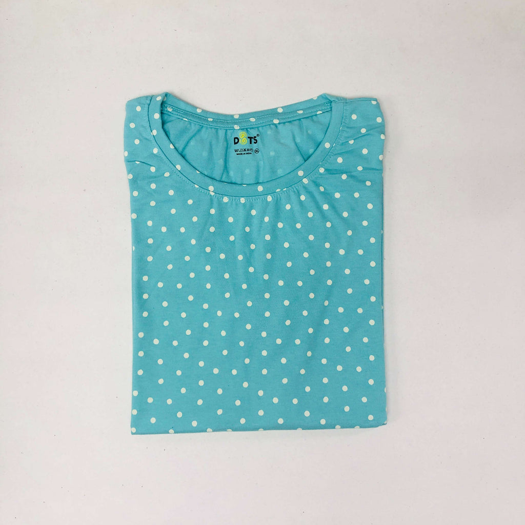 Dots Ladies Printed T-Shirt