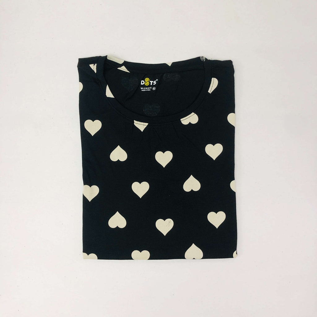 Dots Ladies Printed T-Shirt
