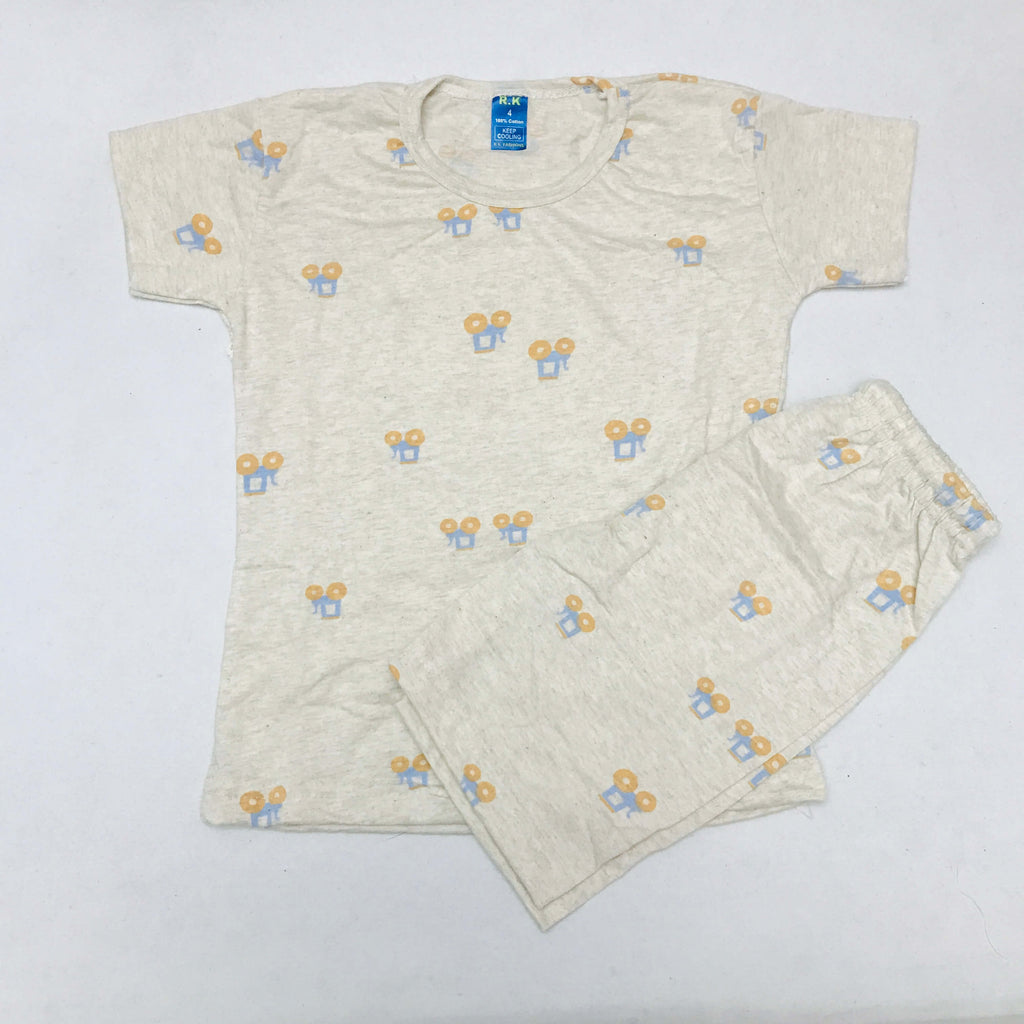 Kids Printed Shorts Set