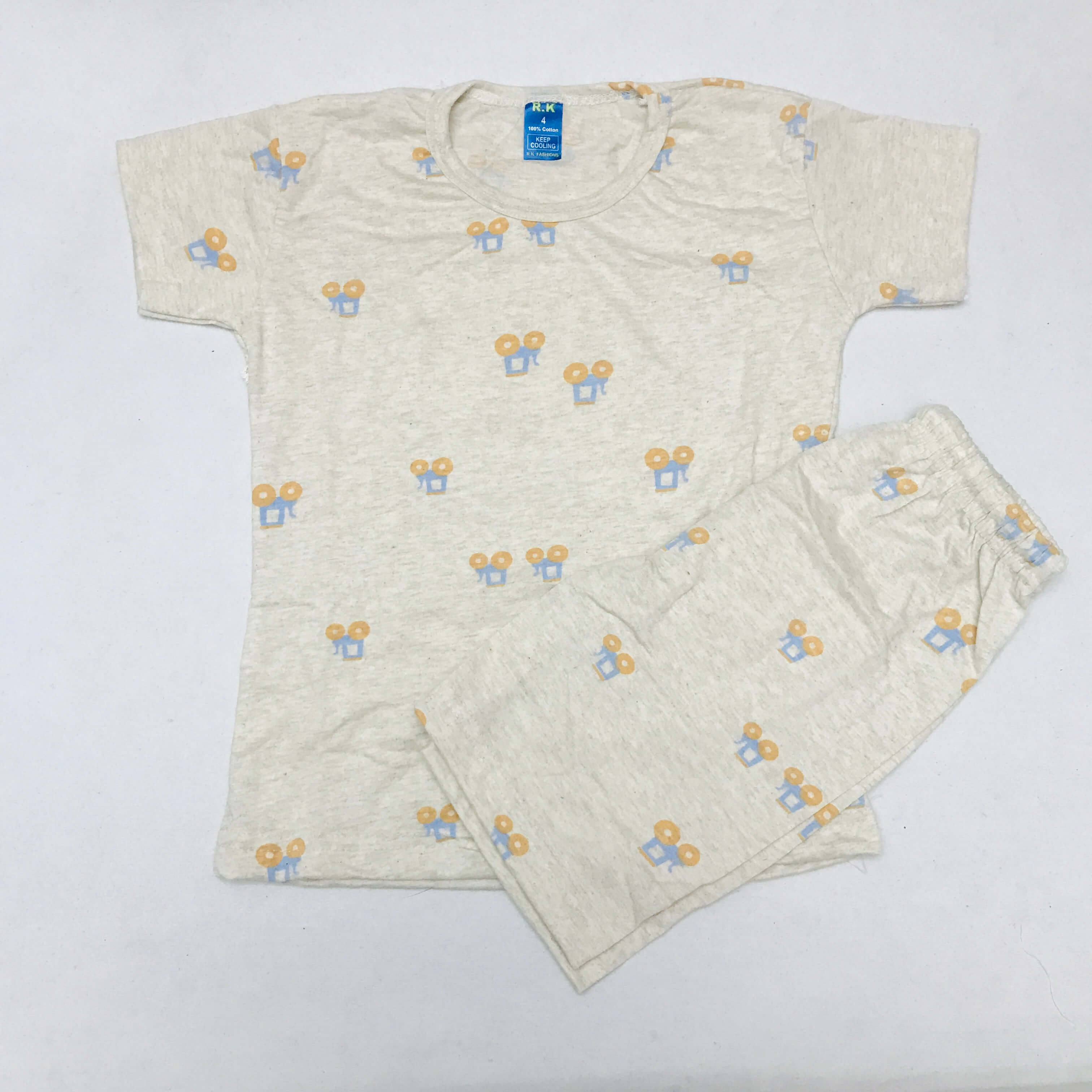 Kids Printed Shorts Set