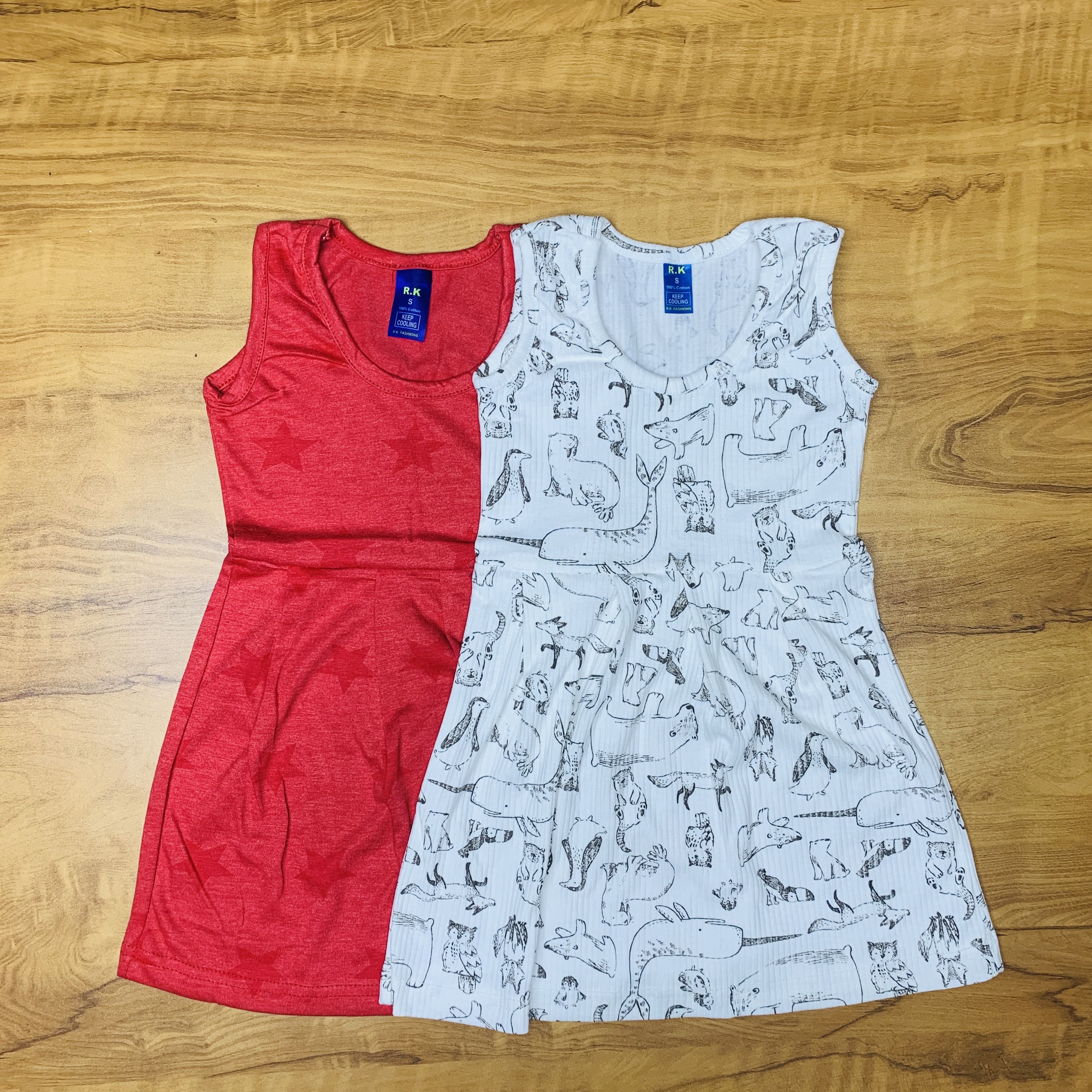 Printed Frock Pack Of 2