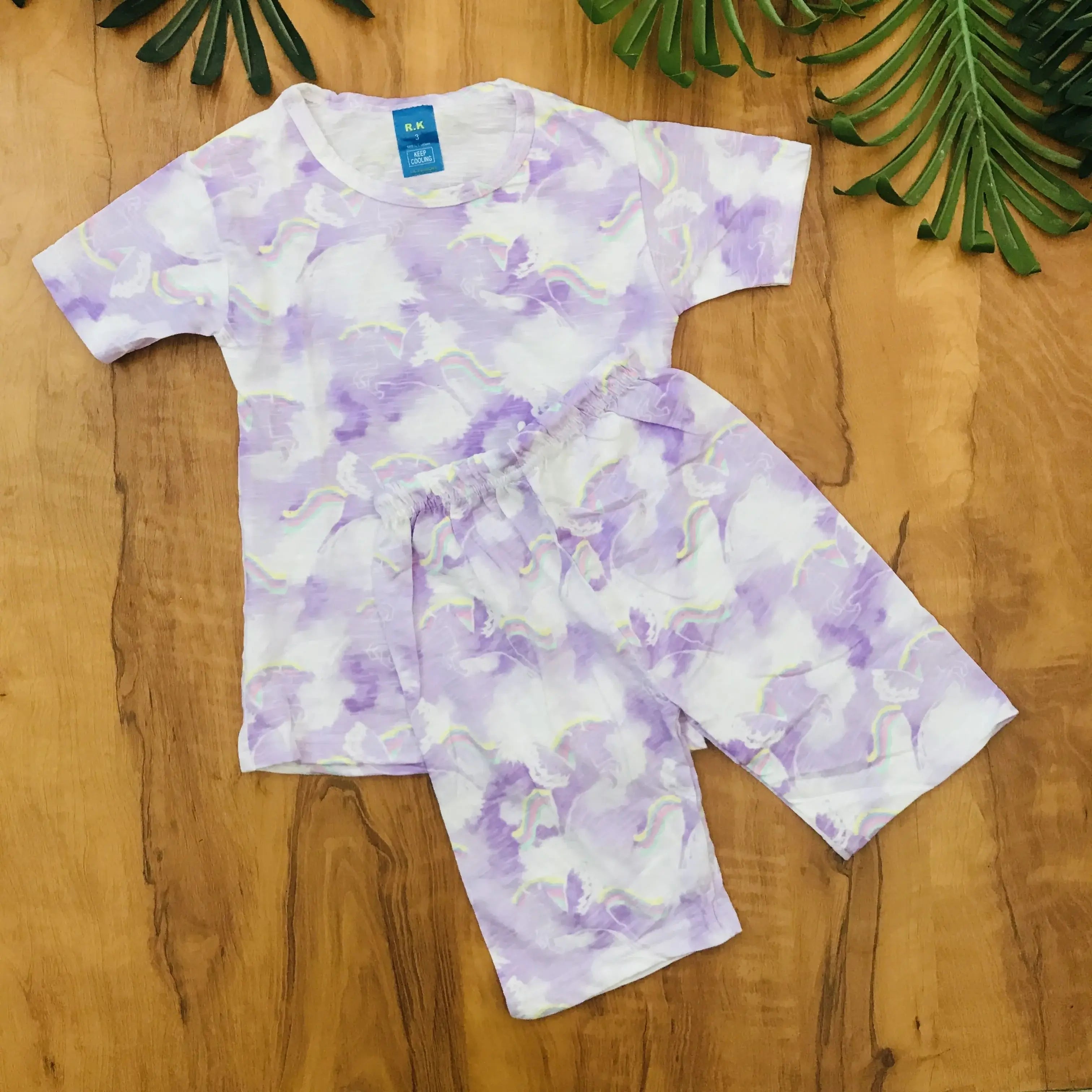 Kids Printed Shorts Set