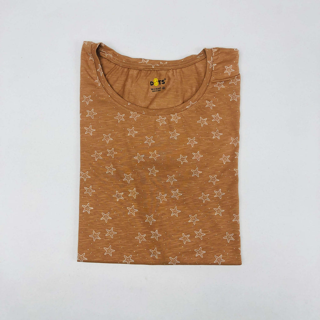 Dots Ladies Printed T-Shirt
