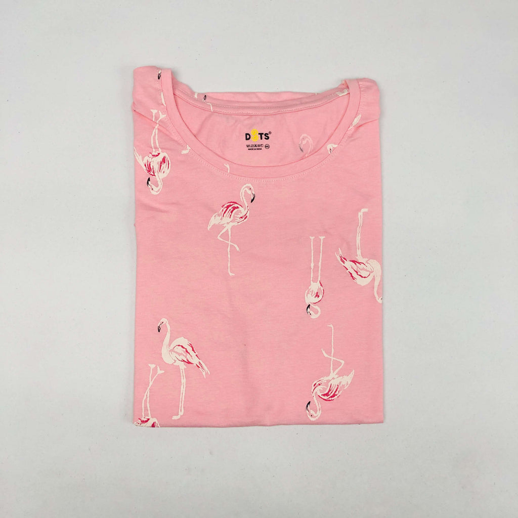 Dots Ladies Printed T-Shirt