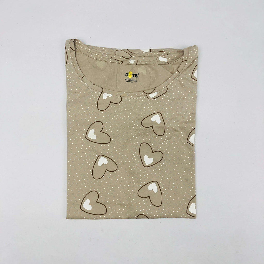 Dots Ladies Printed T-Shirt