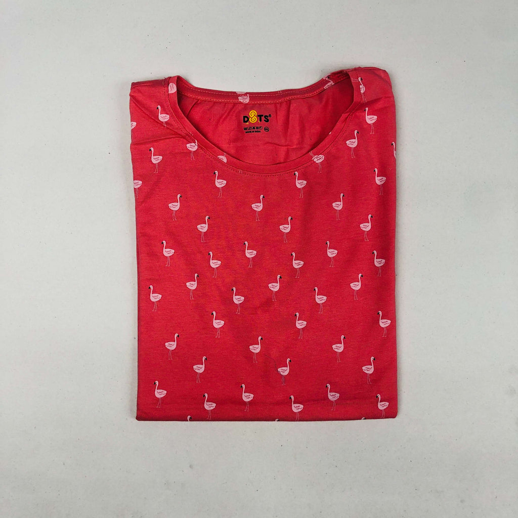 Dots Ladies Printed T-Shirt