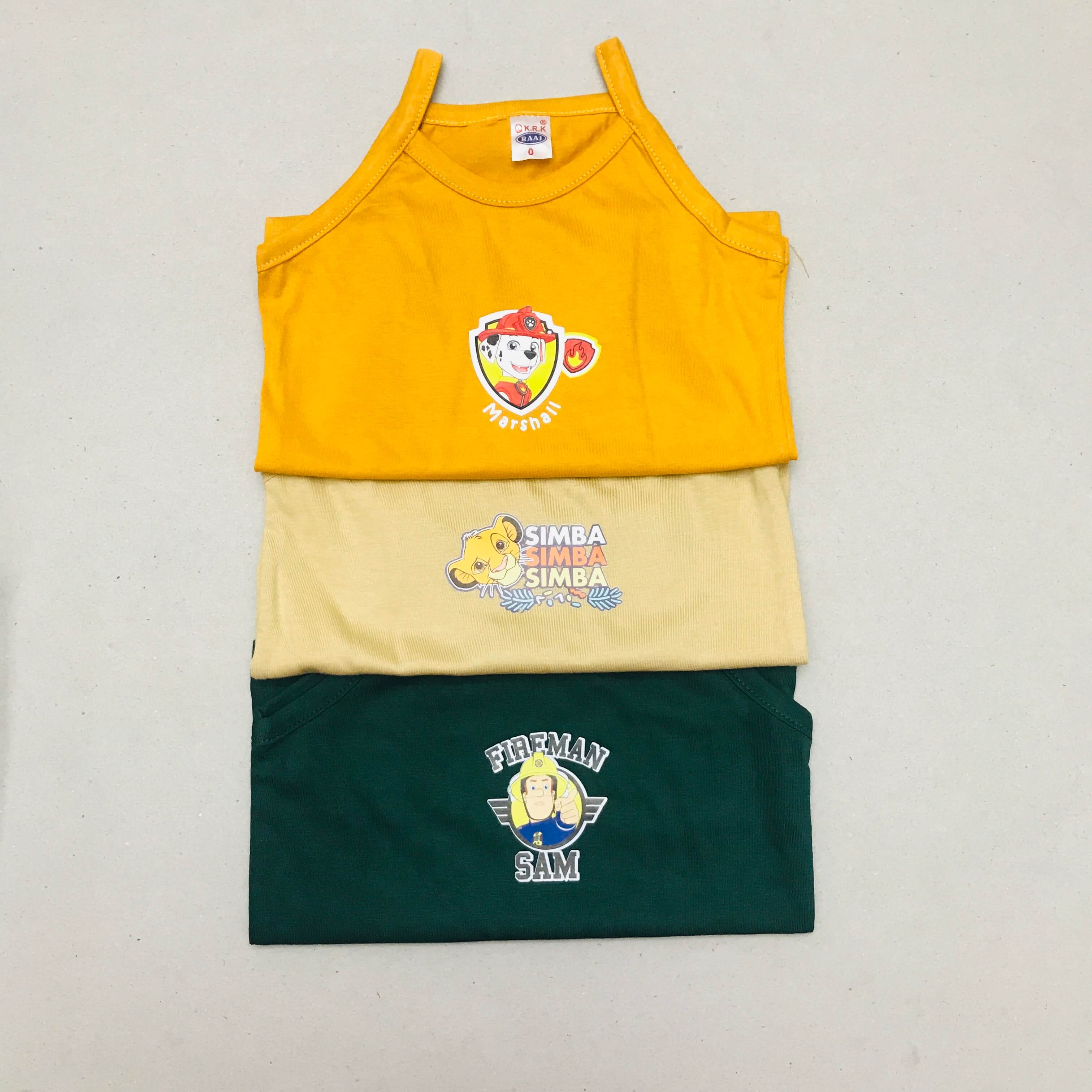 New Born Tank Top (Pack Of 3)