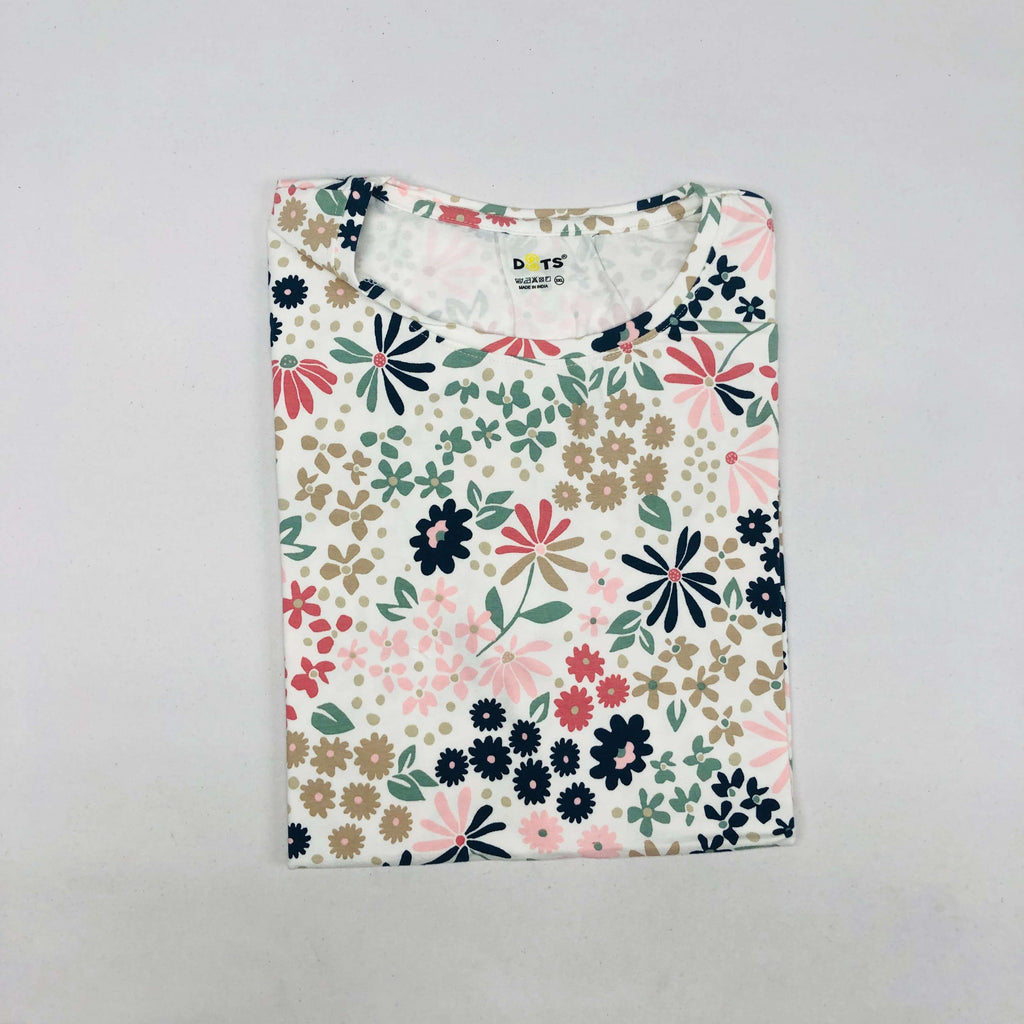 Dots Ladies Printed T-Shirt
