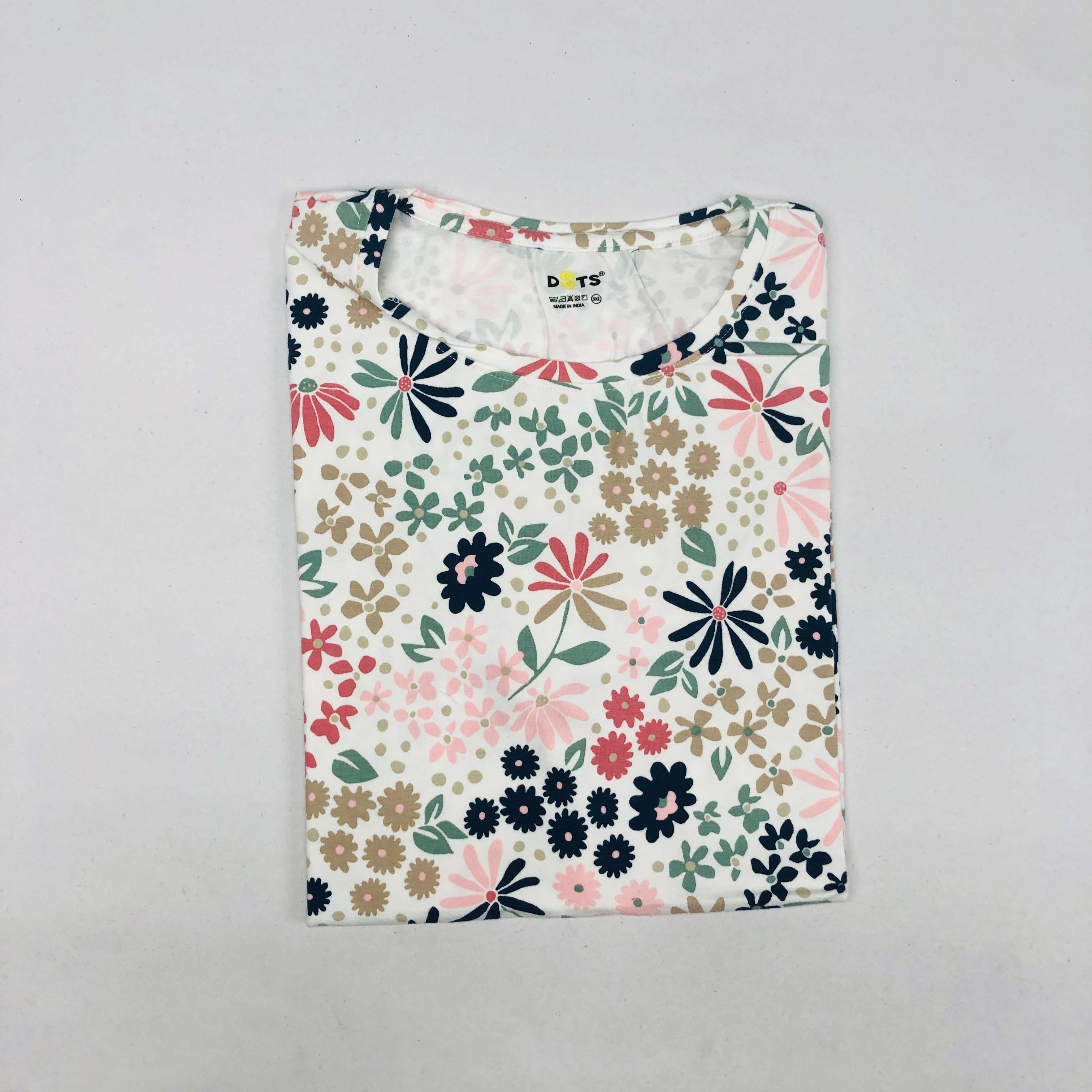 Dots Ladies Printed T-Shirt