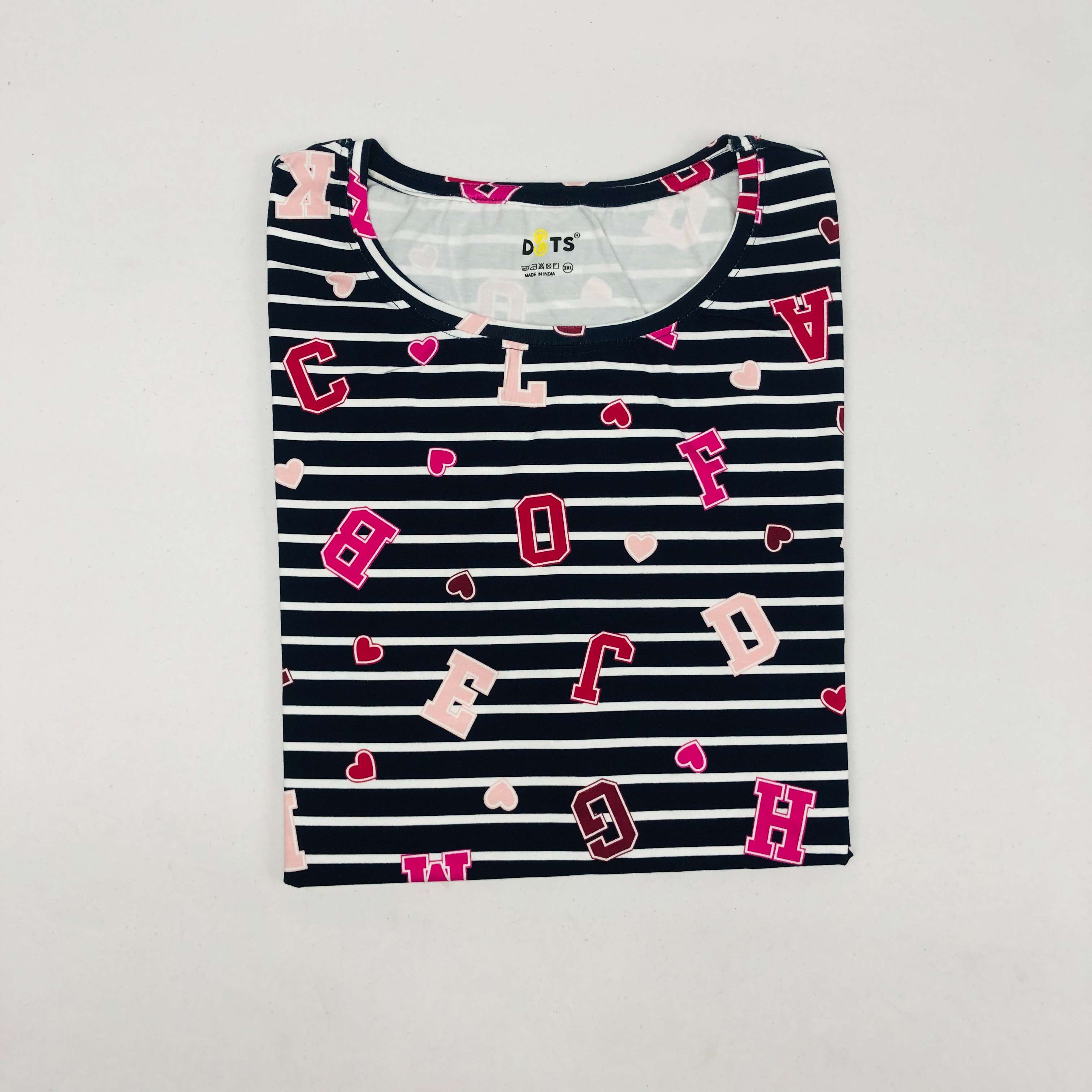 Dots Ladies Printed T-Shirt