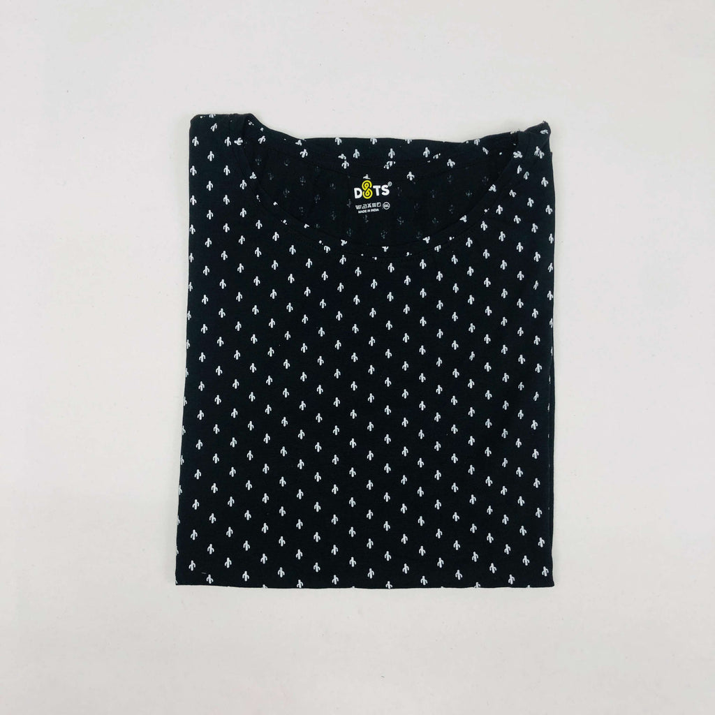 Dots Ladies Printed T-Shirt