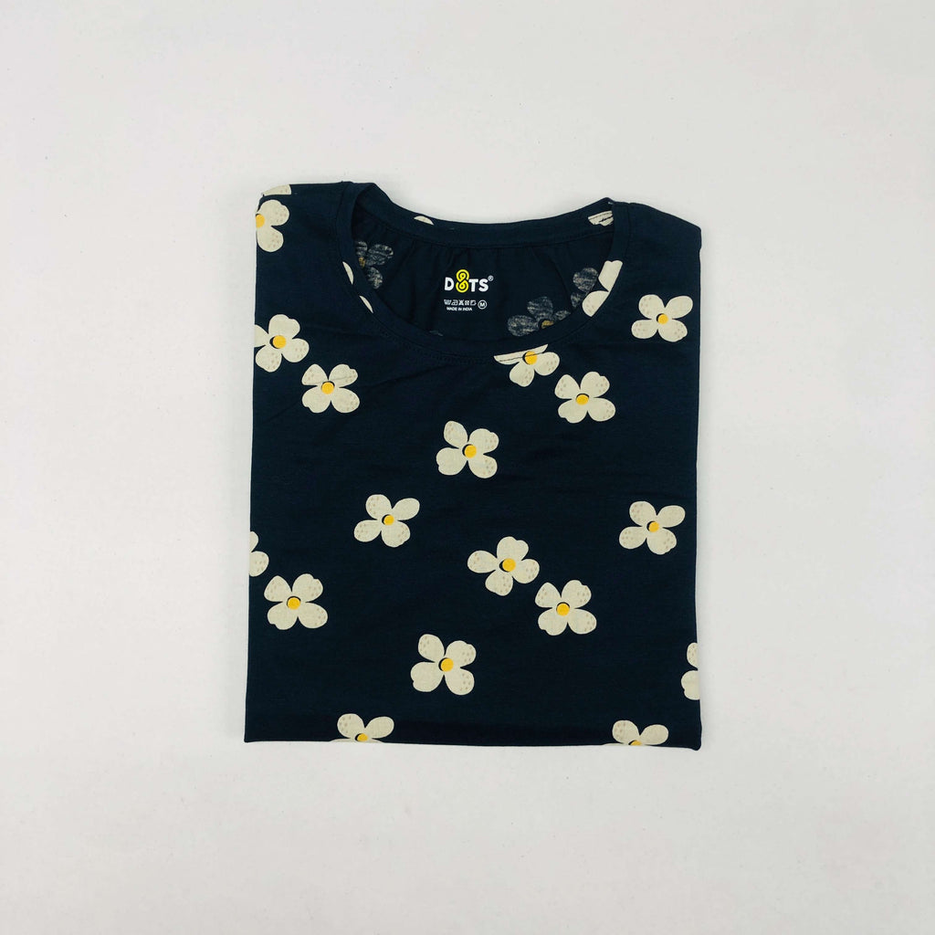 Dots Ladies Printed T-Shirt