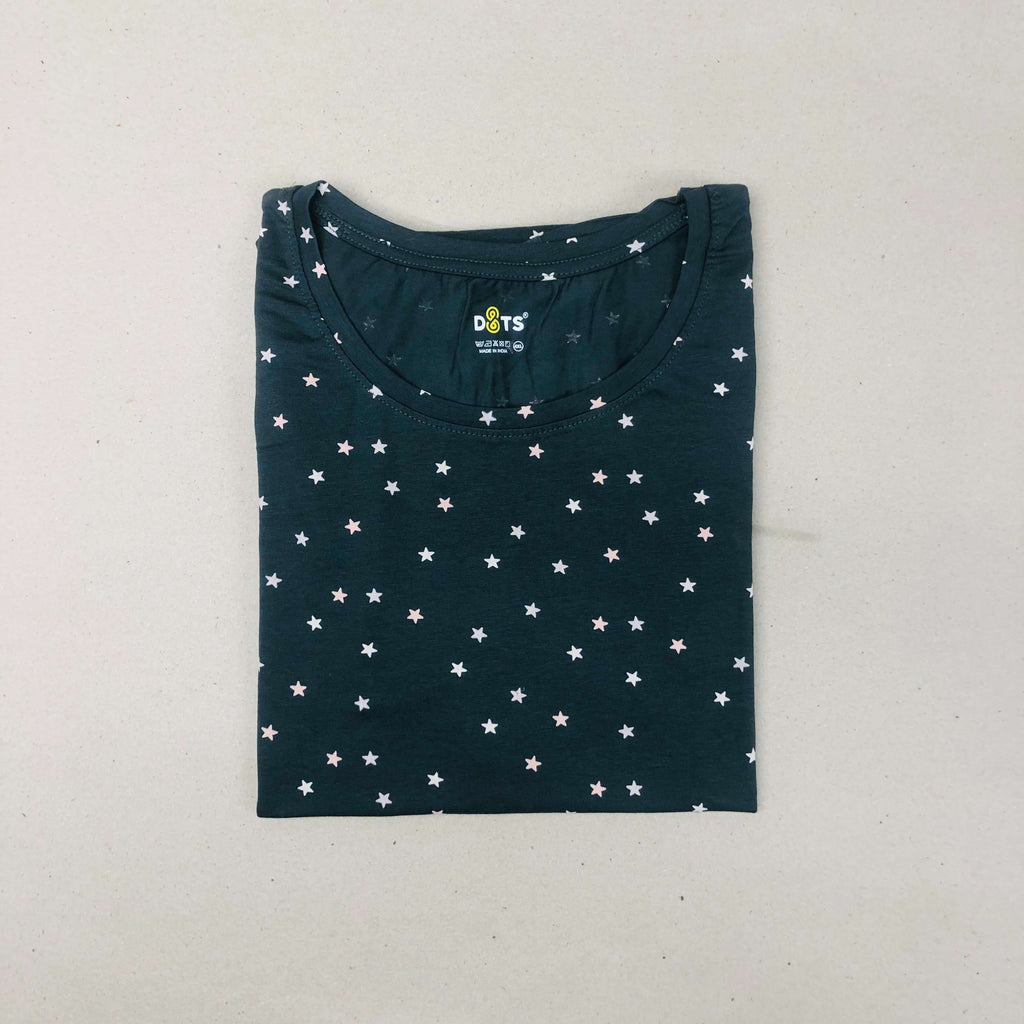 Dots Ladies Printed T-Shirt