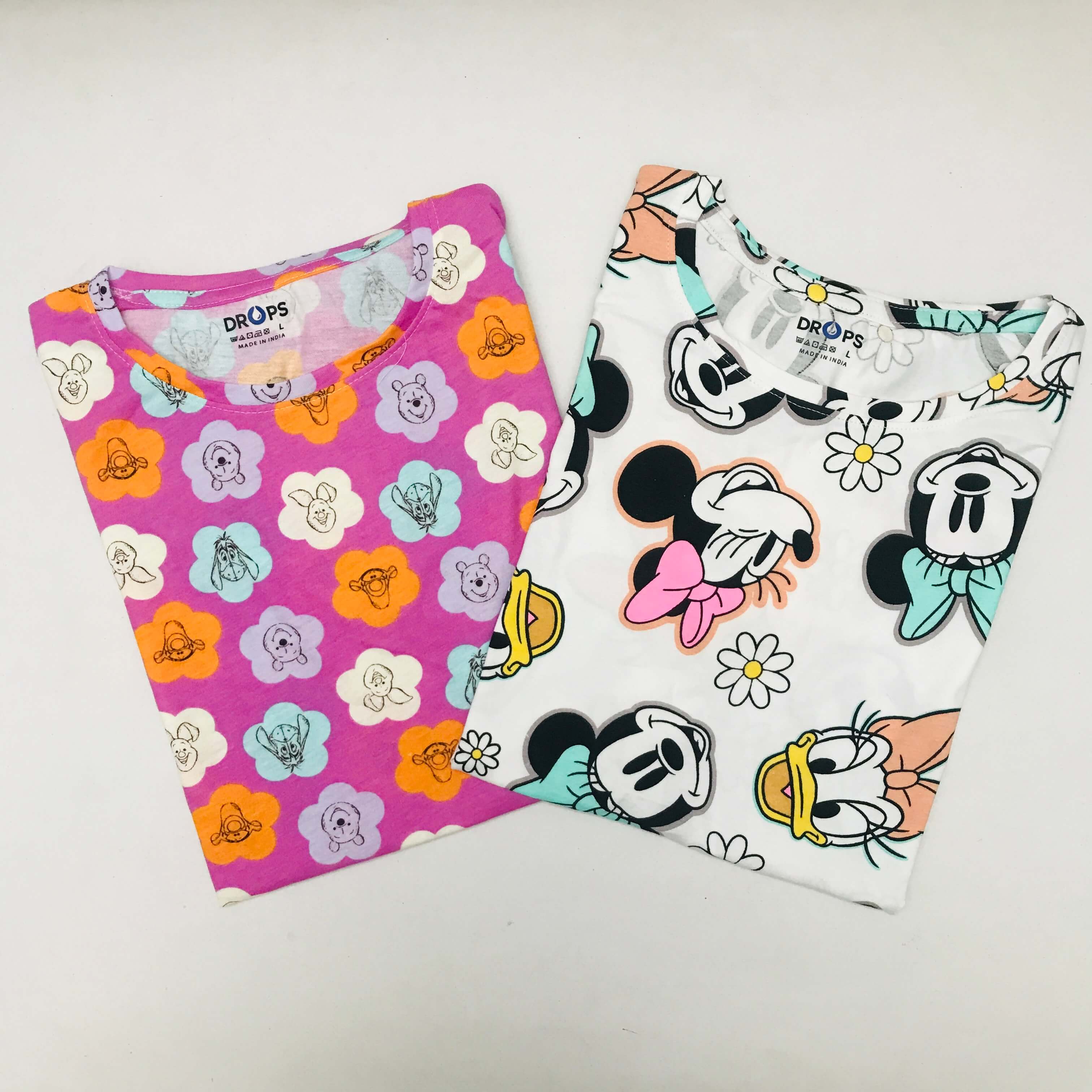 Ladies Tshirt Combo Pack Of 2 (L 36inch)