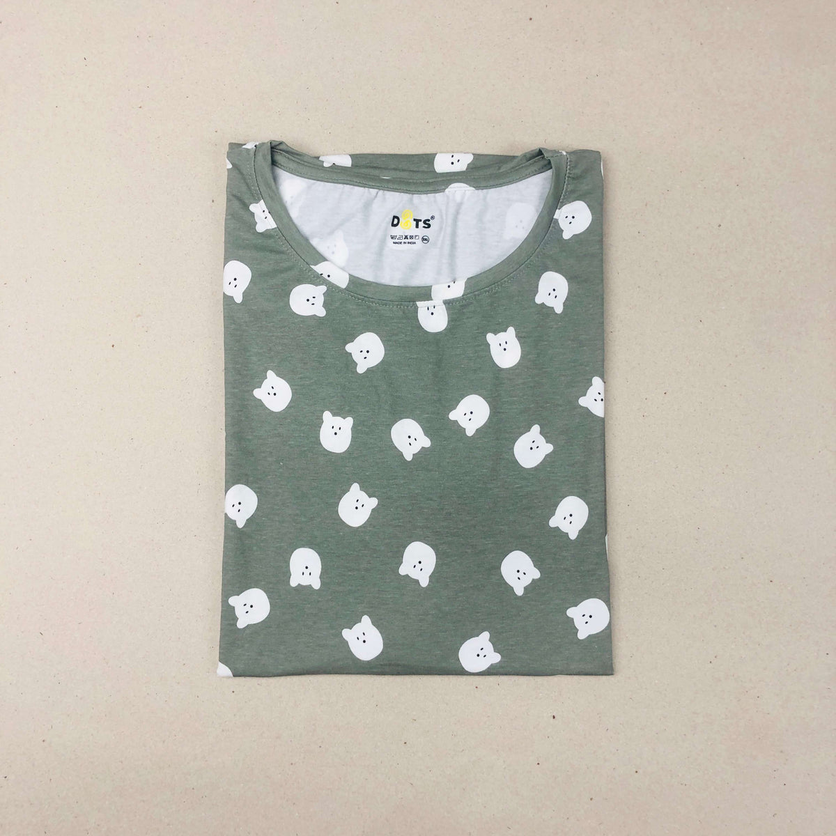 Dots Ladies Printed T-Shirt