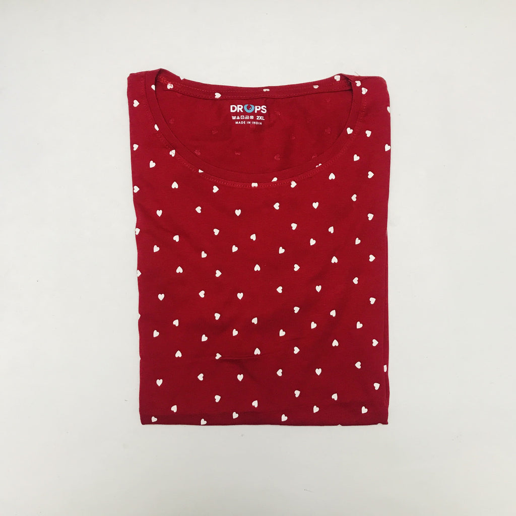 Ladies Tshirt Combo Pack Of 2 (2XL 40inch)