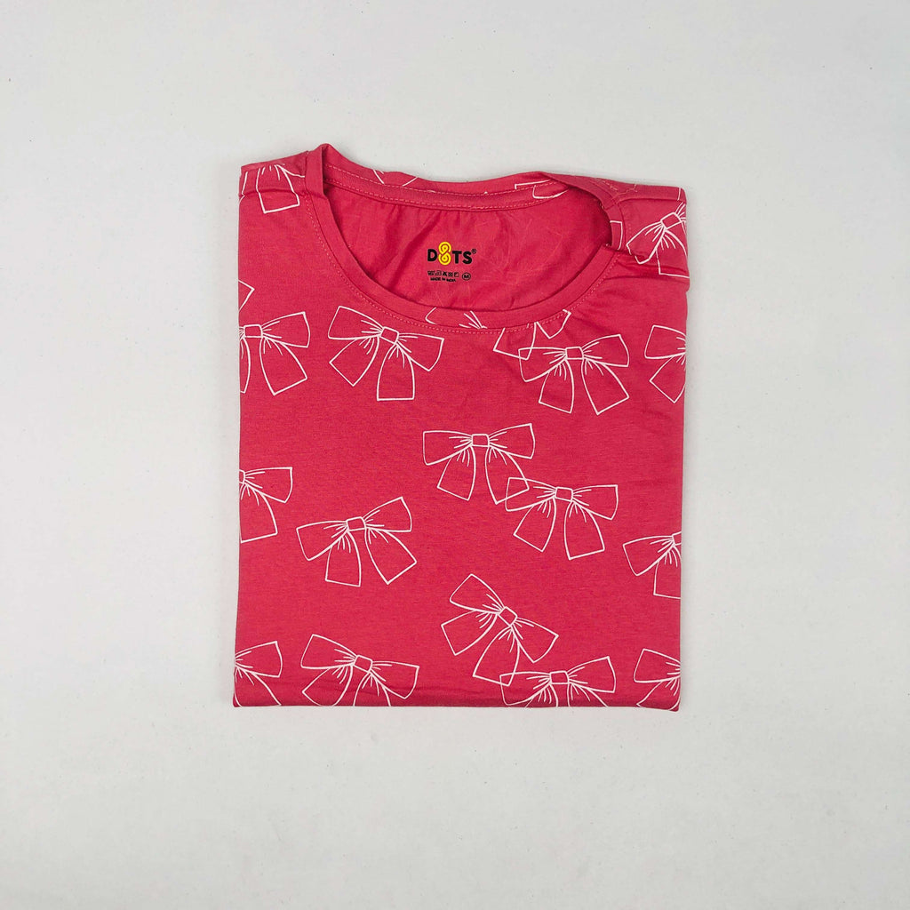 Dots Ladies Printed T-Shirt