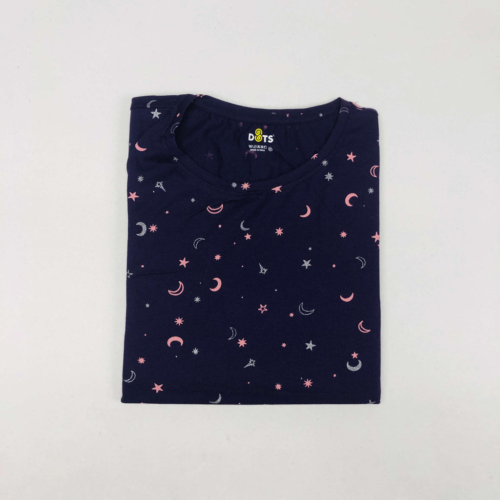 Dots Ladies Printed T-Shirt