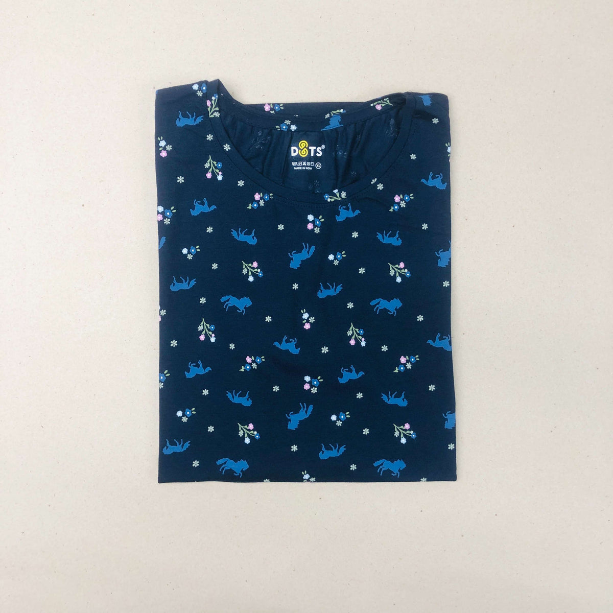 Dots Ladies Printed T-Shirt