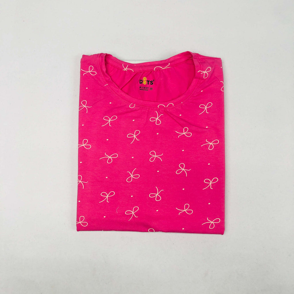 Dots Ladies Printed T-Shirt