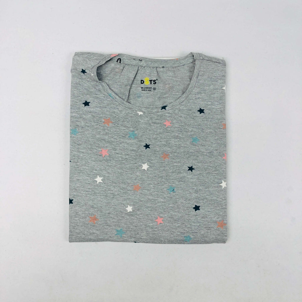Dots Ladies Printed T-Shirt