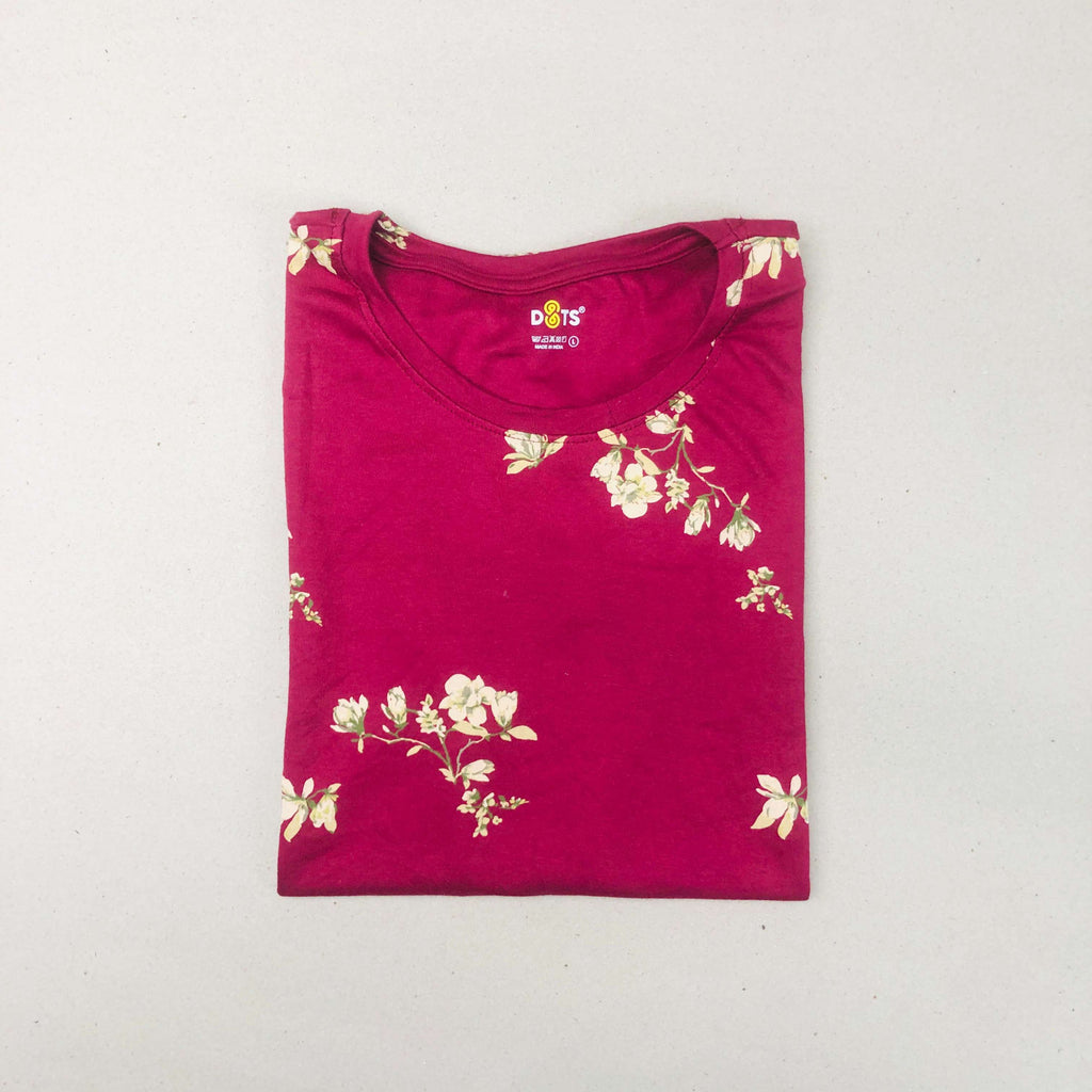 Dots Ladies Printed T-Shirt