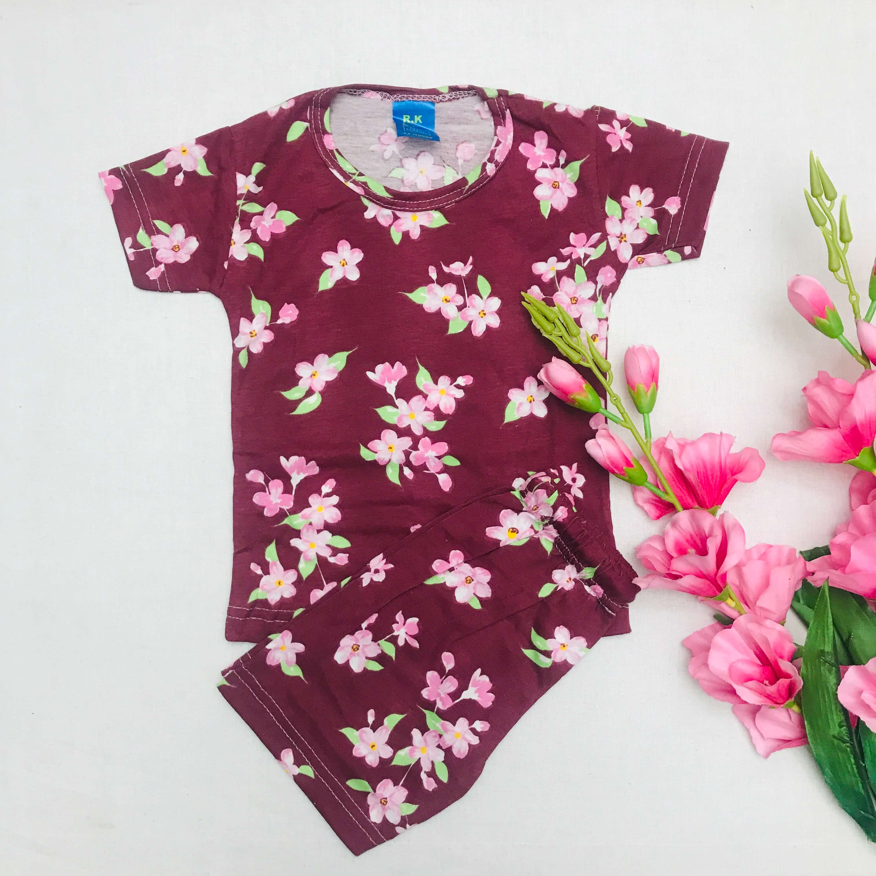 Kids Printed Shorts Set