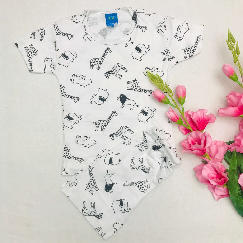 Kids Printed Shorts Set