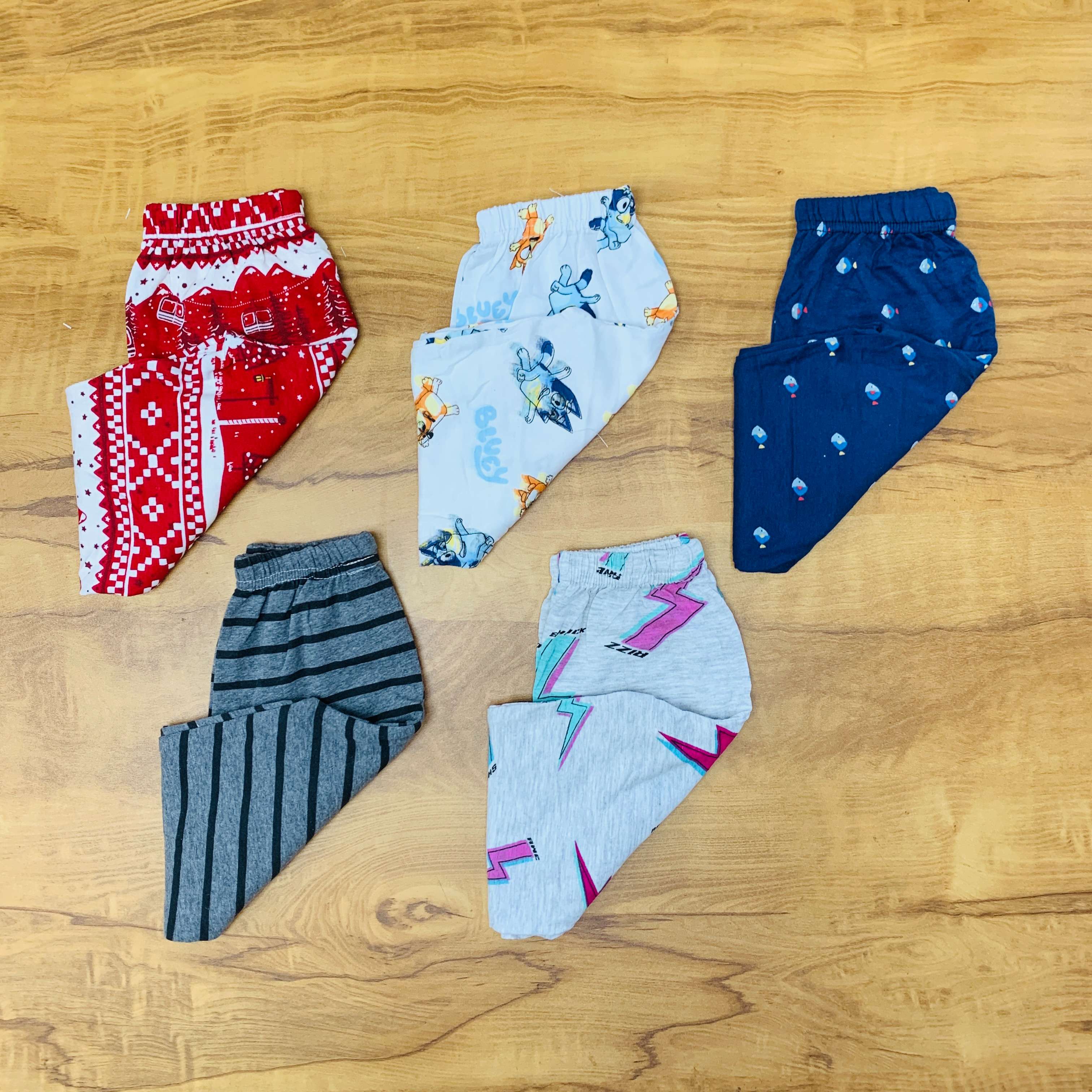 Unisex Kids Pants Pack of 5