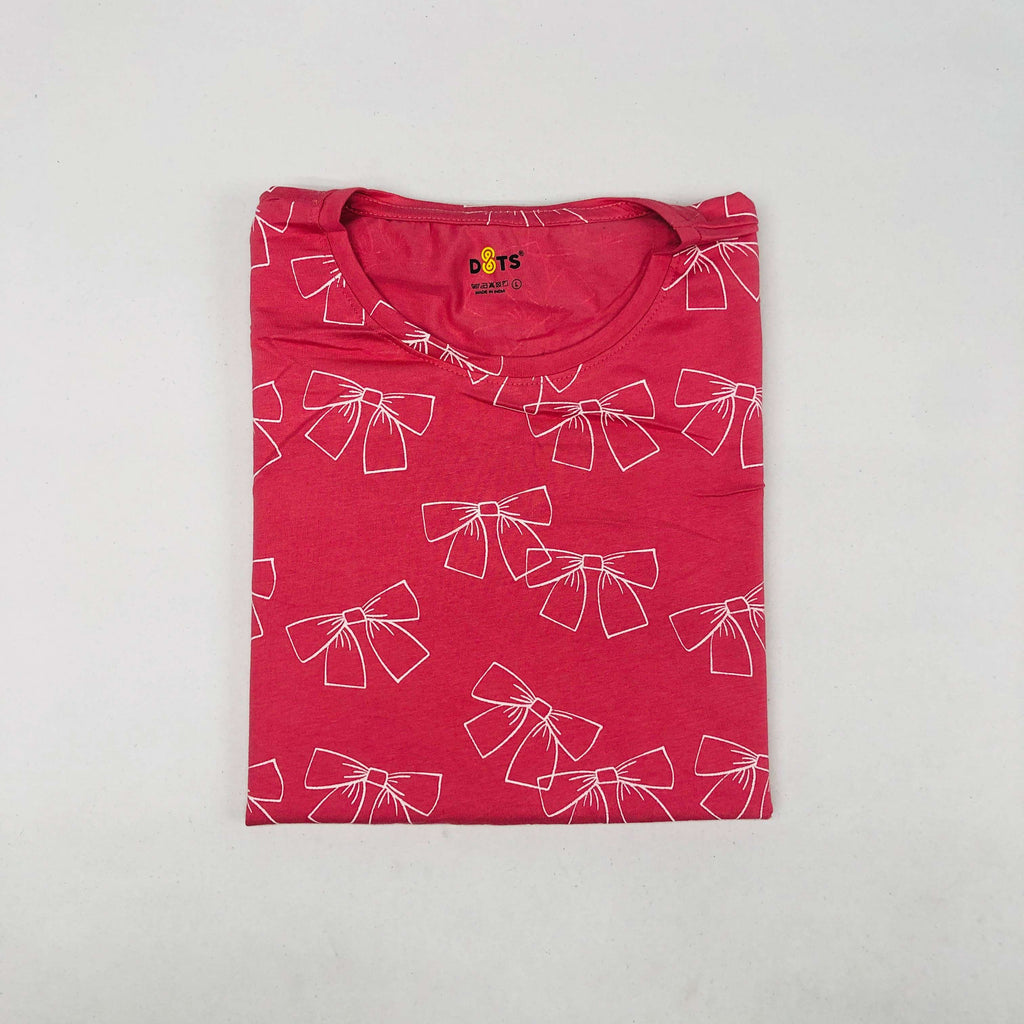 Dots Ladies Printed T-Shirt