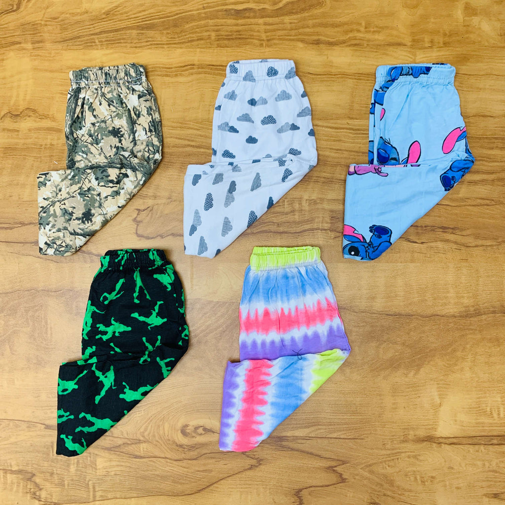 Unisex Kids Pants Pack of 5