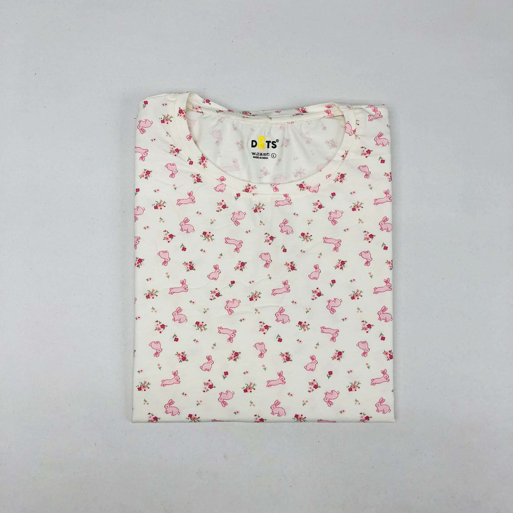 Dots Ladies Printed T-Shirt