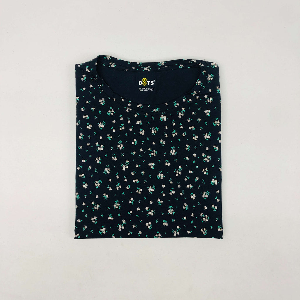 Dots Ladies Printed T-Shirt