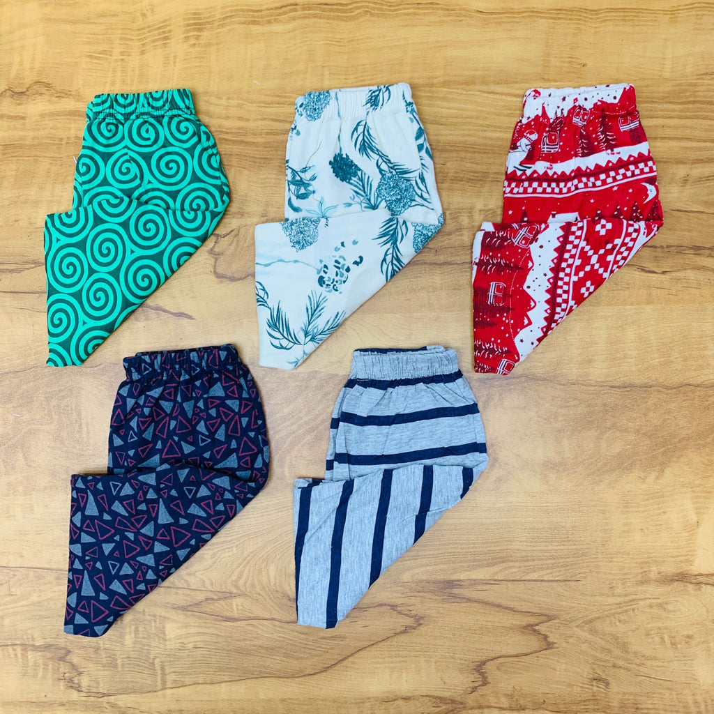 Unisex Kids Pants Pack of 5