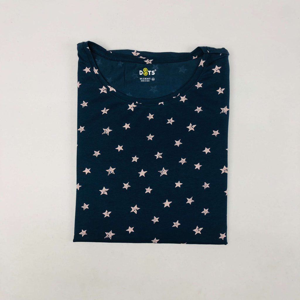 Dots Ladies Printed T-Shirt