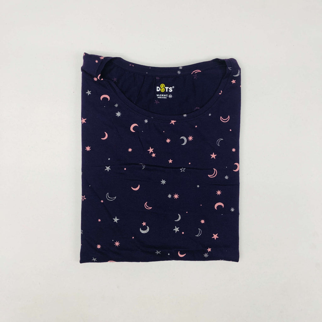 Dots Ladies Printed T-Shirt