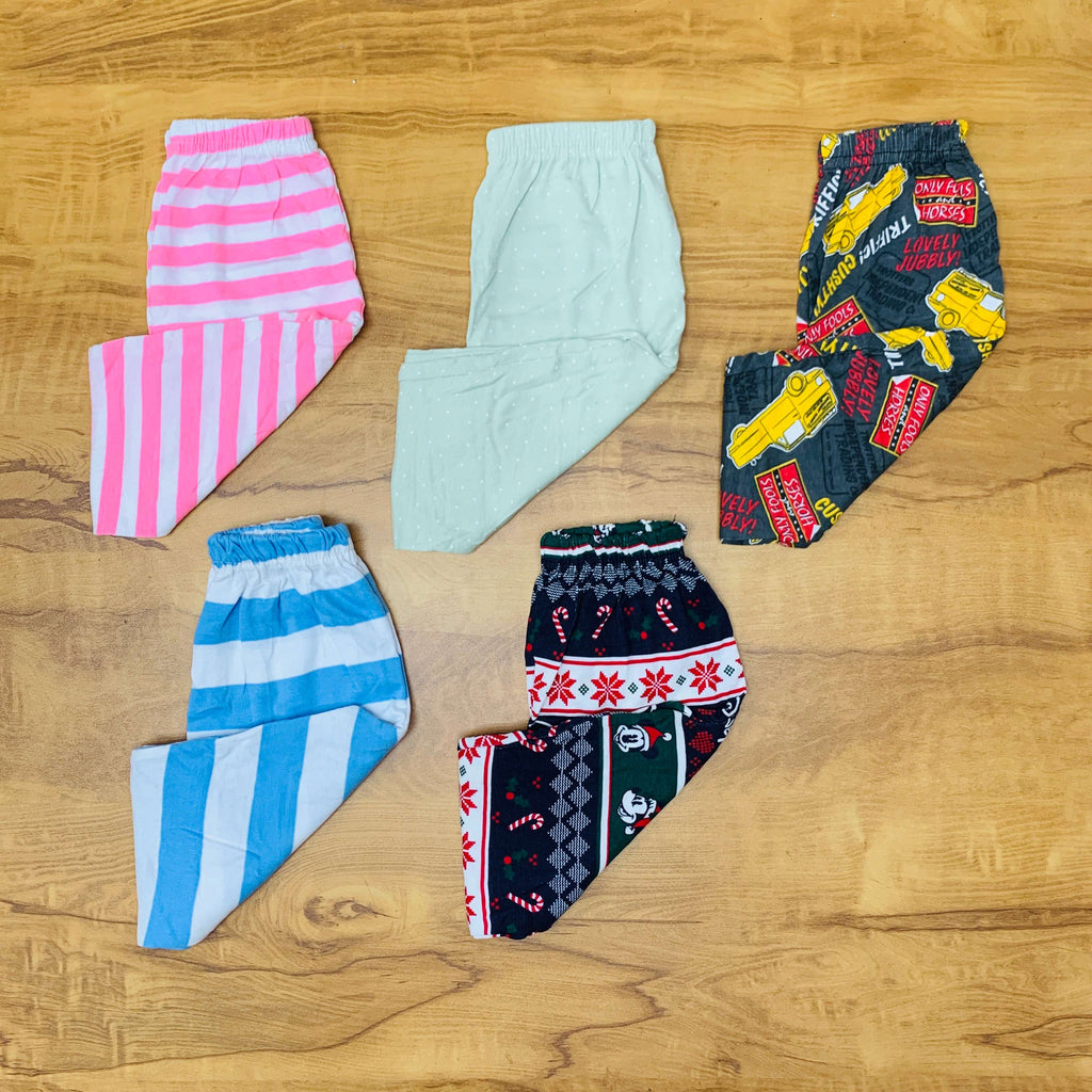 Unisex Kids Pants Pack of 5