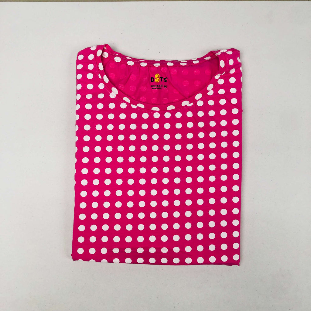 Dots Ladies Printed T-Shirt