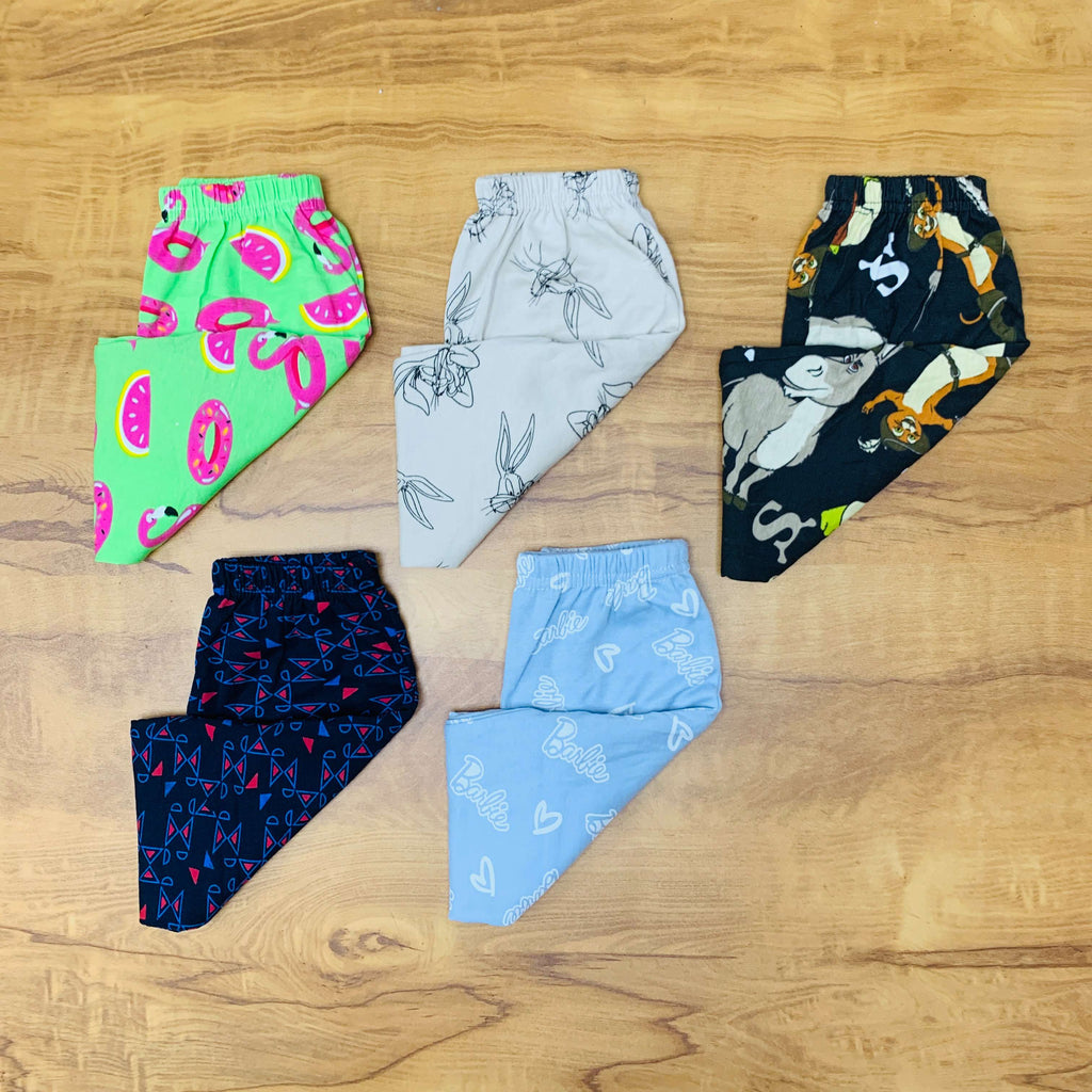 Unisex Kids Pants Pack of 5