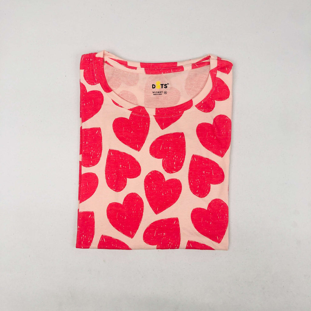 Dots Ladies Printed T-Shirt