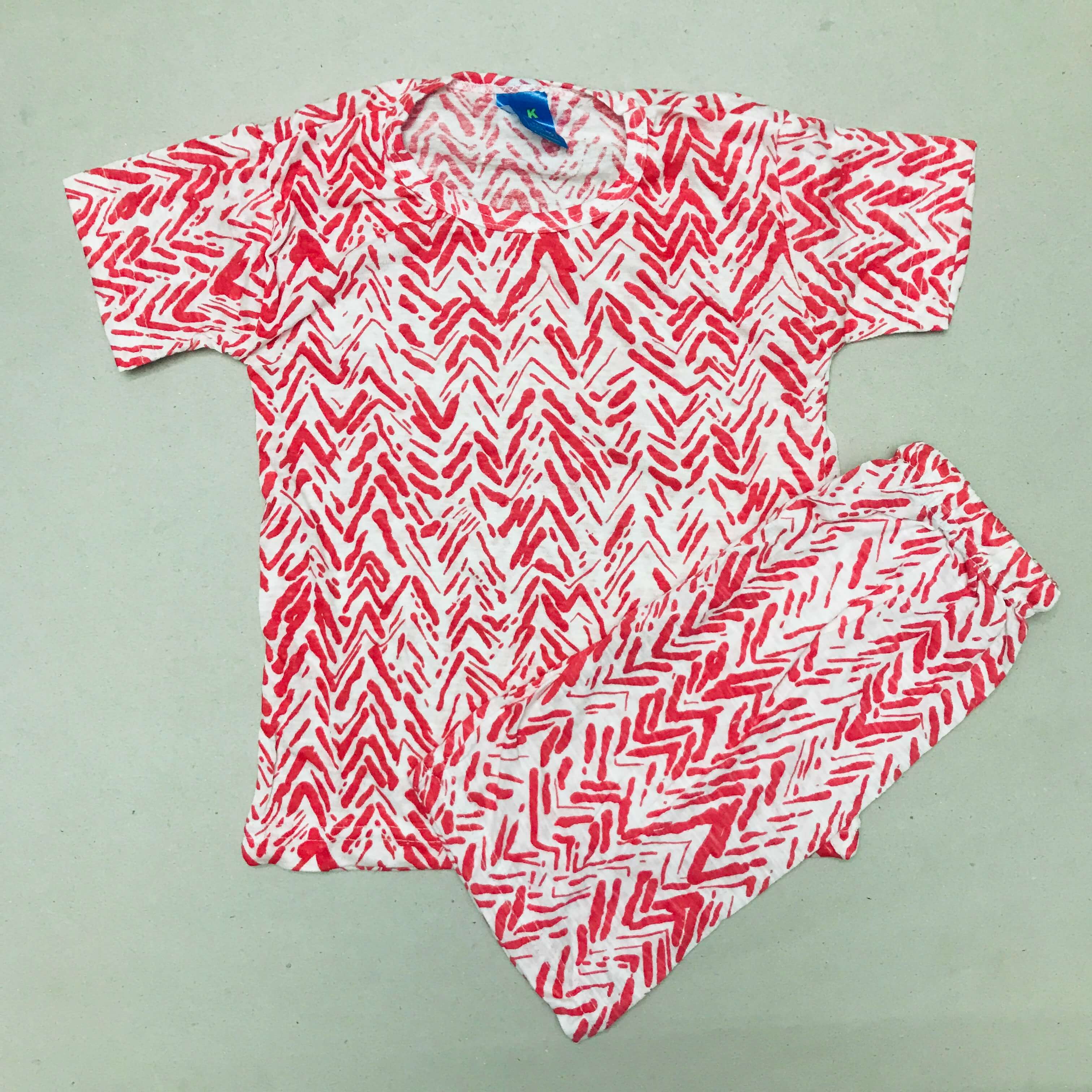 Kids Printed Shorts Set