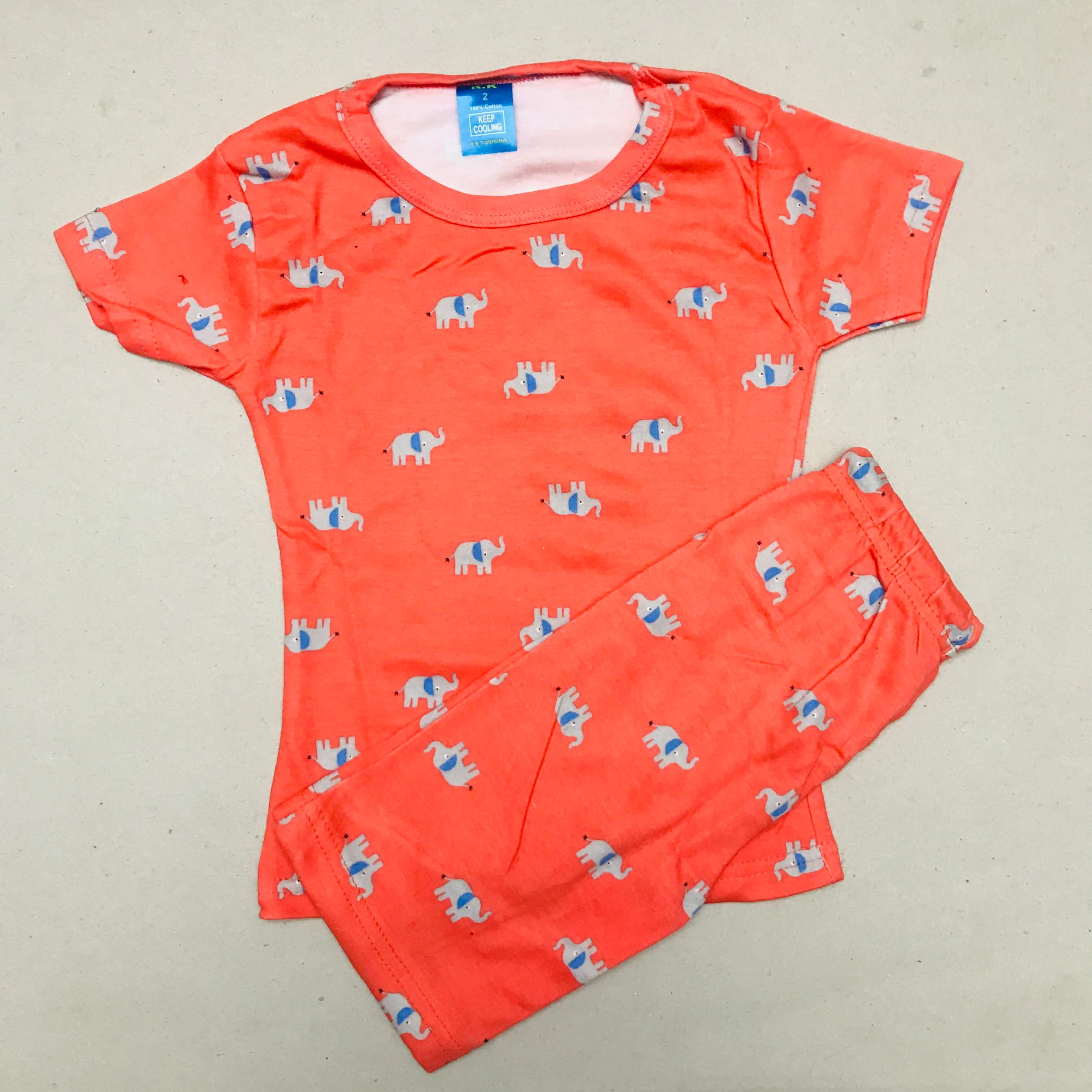 Kids Printed Shorts Set